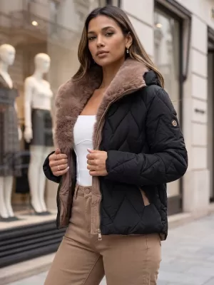 Dámská bunda DSTREET TY6083 ČERNÁ