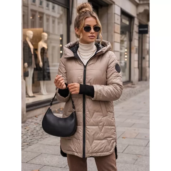  Dámská bunda DSTREET TY5790 KARAMELOVÁ 
