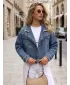 Dámská bunda DSTREET TY5682 MODRÁ