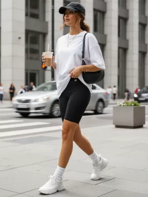 Dámské kraťasy DSTREET SY0572 ČERNÁ