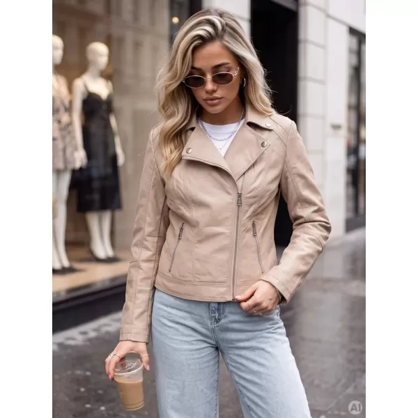  Dámská bunda DSTREET1 TY5899 BÉŽOVÁ 