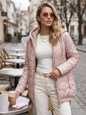 Dámská bunda DSTREET TY5804 RŮŽOVÁ