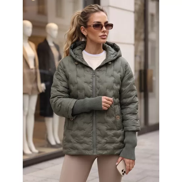  Dámská bunda DSTREET TY5869 ZELENÁ 