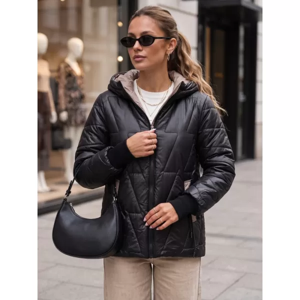  Dámská bunda DSTREET TY5786 ČERNÁ 