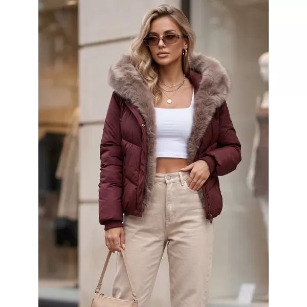  Dámská bunda DSTREET TY5985 BORDOVÁ 
