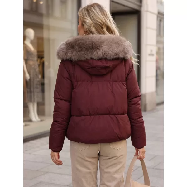  Dámská bunda DSTREET TY5985 BORDOVÁ 
