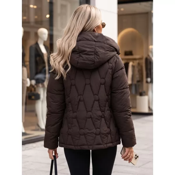  Dámská bunda DSTREET1 TY5948 HNĚDÁ 