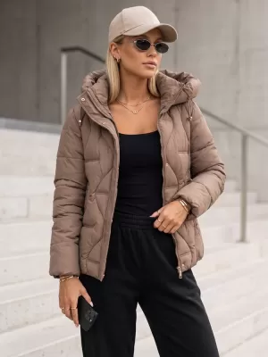 Dámská bunda DSTREET TY5941 BÉŽOVÁ