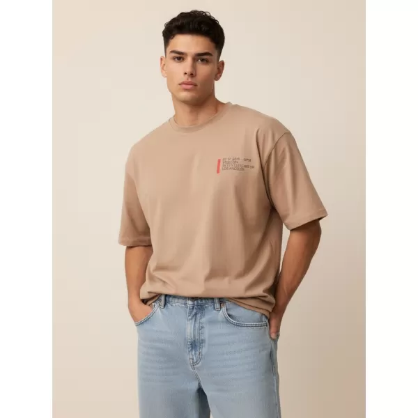  Pásnké triko DSTREET RX5303 KARAMELOVÁ 