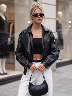 Dámská bunda DSTREET TY5844 ČERNÁ