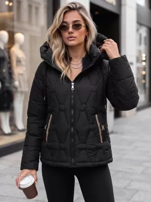 Dámská bunda DSTREET1 TY5947 ČERNÁ
