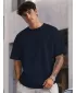 Pánské triko DSTREET RX5684 TMAVĚ MODRÁ