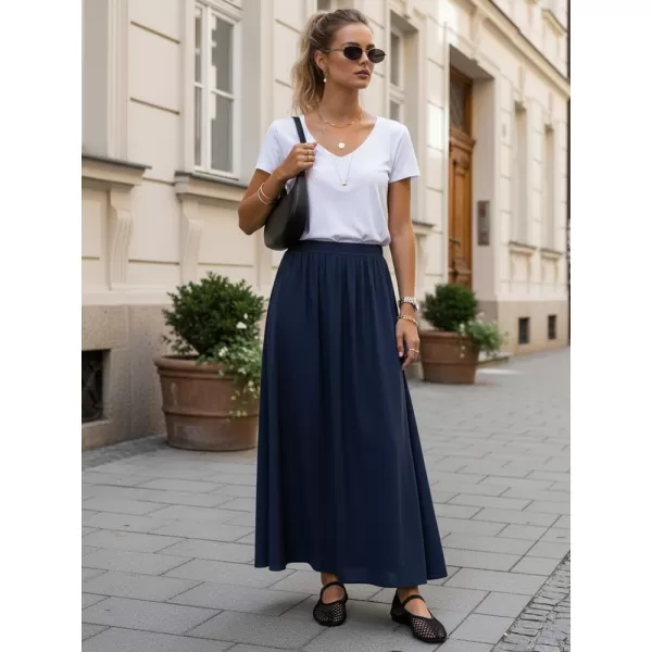  Dámská sukně DSTREET CY0451 TMAVĚ MODRÁ 