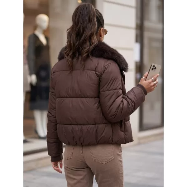  Dámská bunda DSTREET1 TY6099 HNĚDÁ 