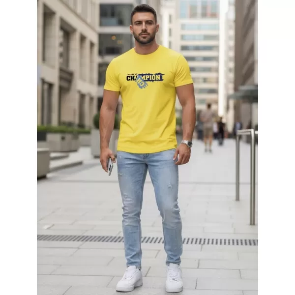  Pásnké triko DSTREET NX5017R-YE ŽLUTÁ 