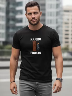 Pánské triko DSTREET NX0107R-BK ČERNÁ