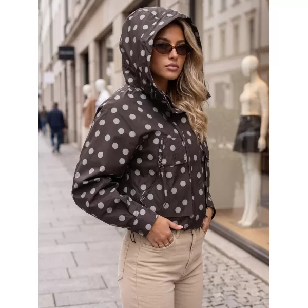 Dámská bunda DSTREET TY6036 HNĚDÁ 