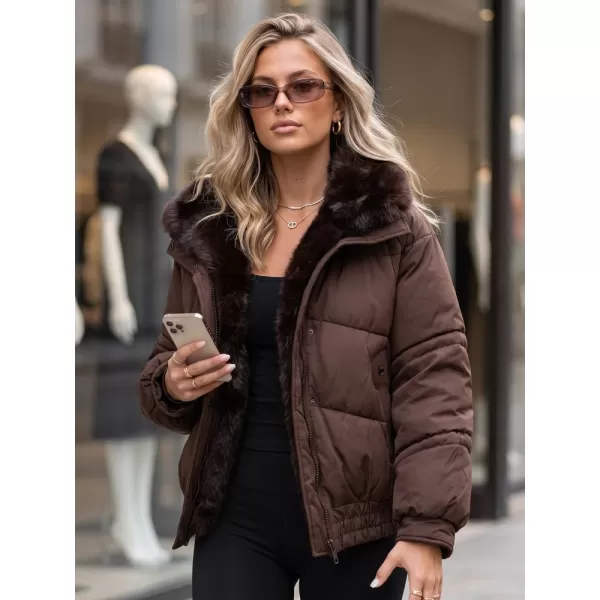  Dámská bunda DSTREET TY6006 HNĚDÁ 
