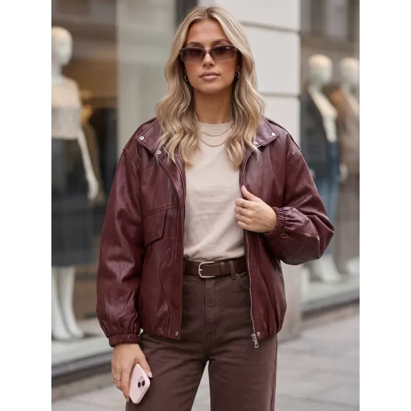  Dámská bunda DSTREET TY6069 BORDOVÁ 