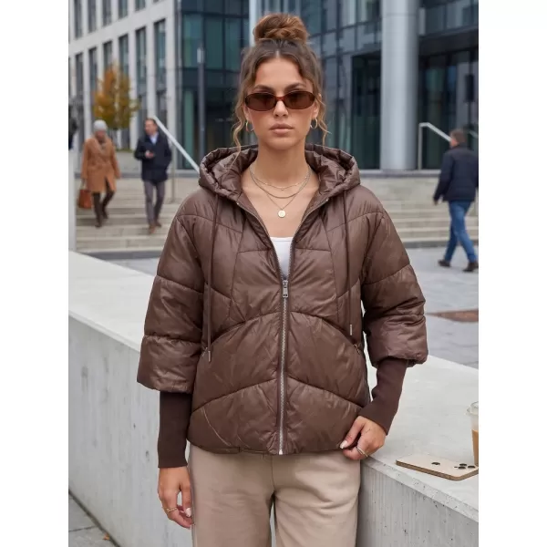  Dámská bunda DSTREET TY5766 HNĚDÁ 