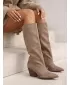 Dámské boty DSTREET ZY1463 KHAKI