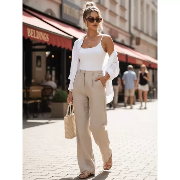  Dámské kalhoty DSTREET UY3079 BÉŽOVÁ 