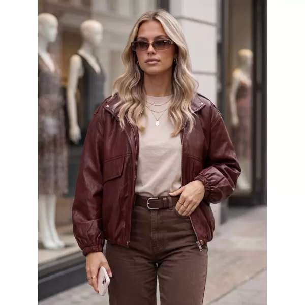  Dámská bunda DSTREET TY6069 BORDOVÁ 