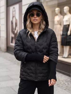 Dámská bunda DSTREET TY5871 ČERNÁ