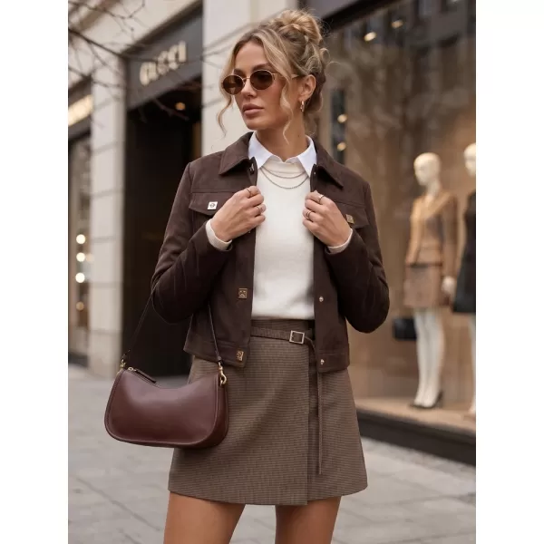  Dámská bunda DSTREET TY5881 HNĚDÁ 