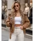 Dámská bunda DSTREET TY5702 KARAMELOVÁ