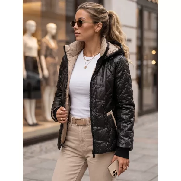  Dámská bunda DSTREET TY5803 ČERNÁ 