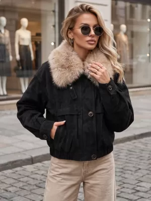 Dámská bunda DSTREET TY5695 ČERNÁ