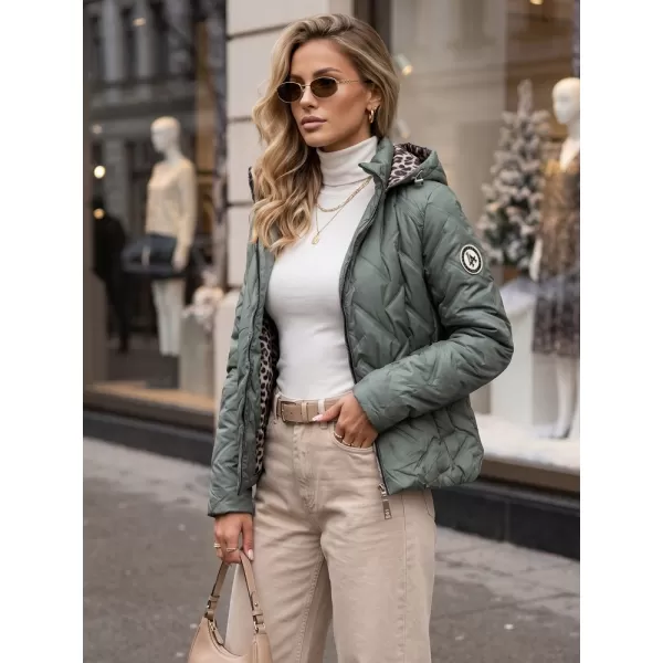  Dámská bunda DSTREET TY5775 ZELENÁ 