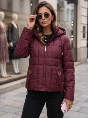 Dámská bunda DSTREET TY5859 BORDO