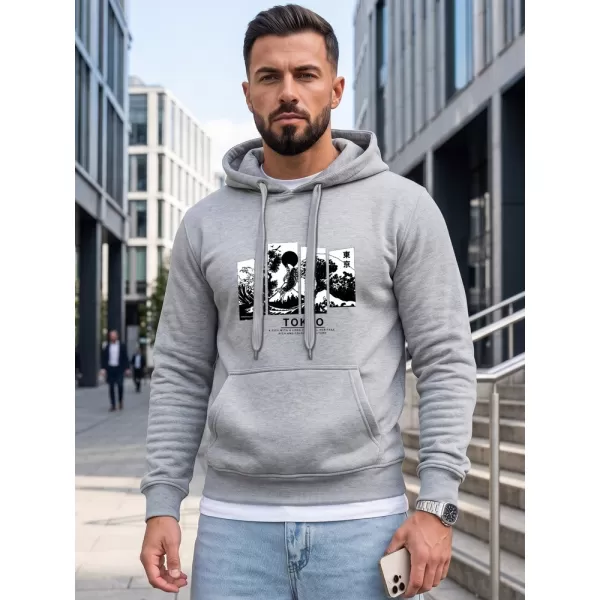  Pánská mikina DSTREET NX5146BX-02-09 SVĚTLE ŠEDÁ 