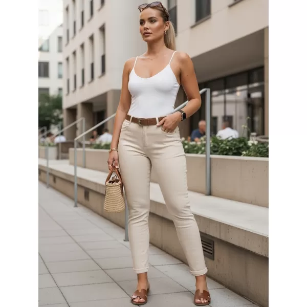  Dámské kalhoty DSTREET UY3053 ECRU 