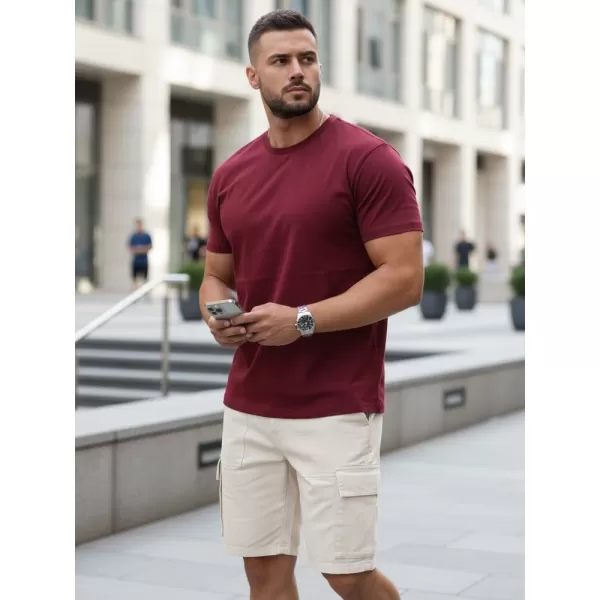  Pánské triko DSTREET RX5677 BORDO 