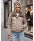 Dámská bunda DSTREET1 TY6098 KARAMELOVÁ