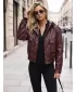 Dámská bunda DSTREET TY5855 BORDO