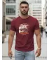 Pánské triko DSTREET NX5082R BORDO