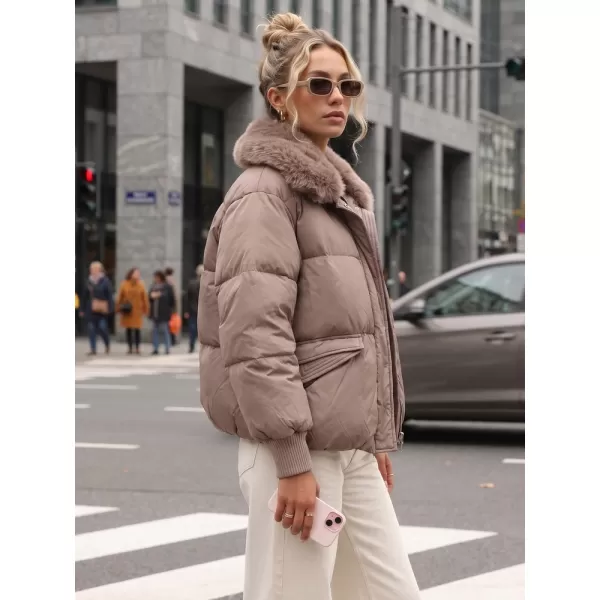  Dámská bunda DSTREET TY5820 HNĚDÁ 