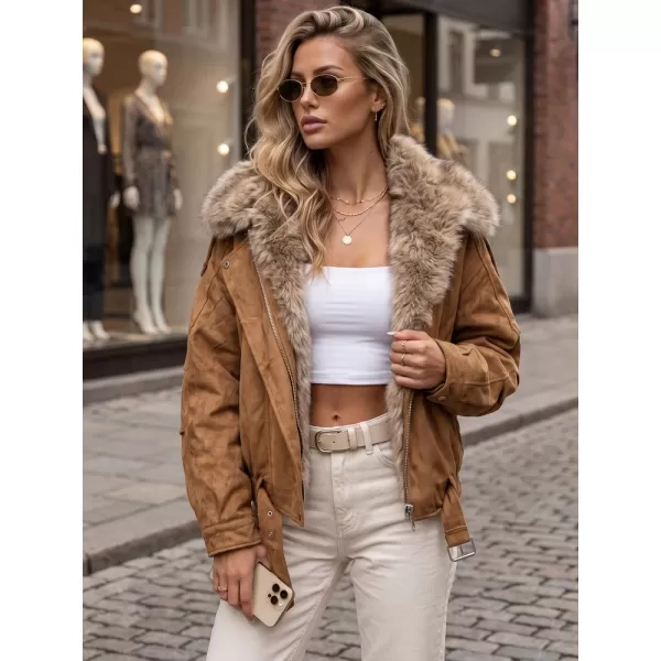  Dámská bunda DSTREET TY5702 KARAMELOVÁ 