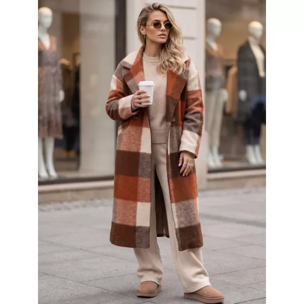  Dámský kabát DSTREET1 NY0824 ORANŽOVÁ 