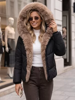 Dámská bunda DSTREET TY6103 ČERNÁ