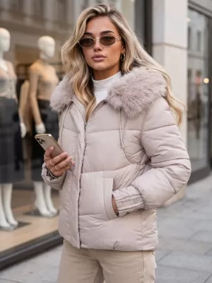 Dámská bunda DSTREET1 TY6102 KHAKI