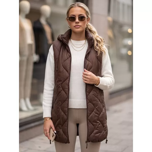  Dámská vesta DSTREET TY6013 HNĚDÁ 