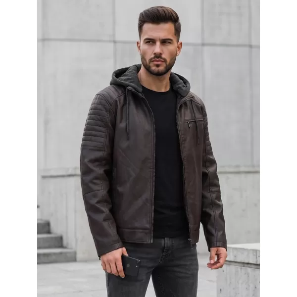  Pánská bunda DSTREET TX5142 HNĚDÁ 