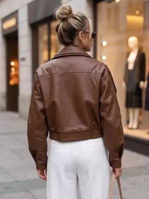Dámská bunda DSTREET TY5845 KARAMELOVÁ