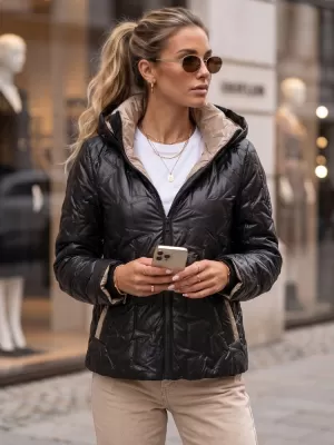 Dámská bunda DSTREET TY5803 ČERNÁ