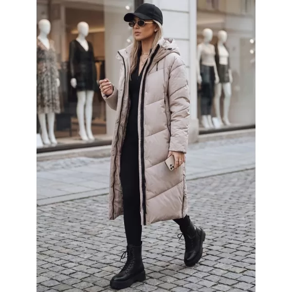  Dámská bunda DSTREET TY5430 BÉŽOVÁ 
